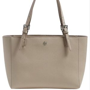Tory Burch Small York Buckle Tote - French Grey